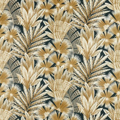 Matupi Amber Light/Black Earth Upholstery Fabric