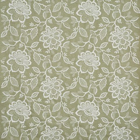 Wilder Basil Voile Fabric