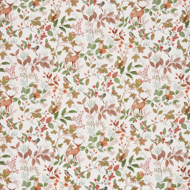 Hedgerow Pear Voile Fabric