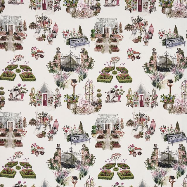 Prestigious Textiles English Garden Potting Shed Bluebell