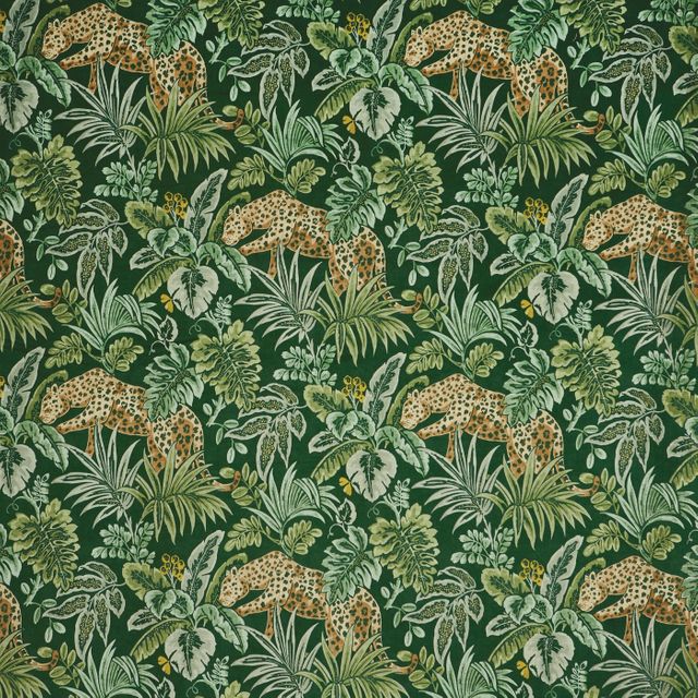 Prestigious Textiles Monsoon Leopard Rainforest Upholstery Fabric