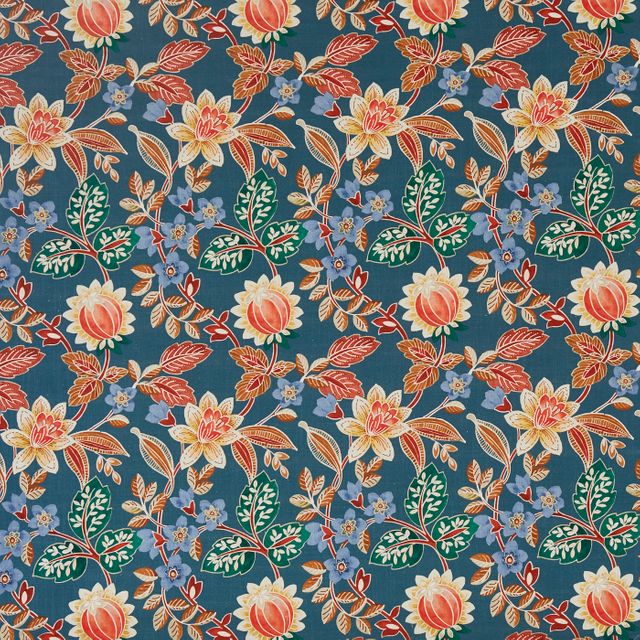 Prestigious Textiles Sri Lanka Kamala Indigo Upholstery Fabric