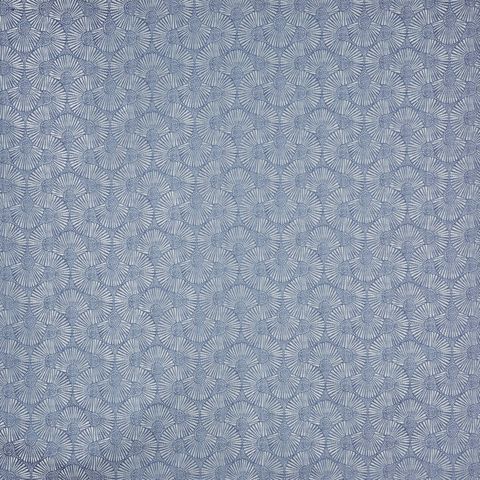 Carve Indigo Voile Fabric