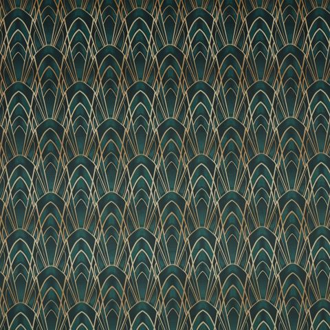 Delaunay Emerald Upholstery Fabric