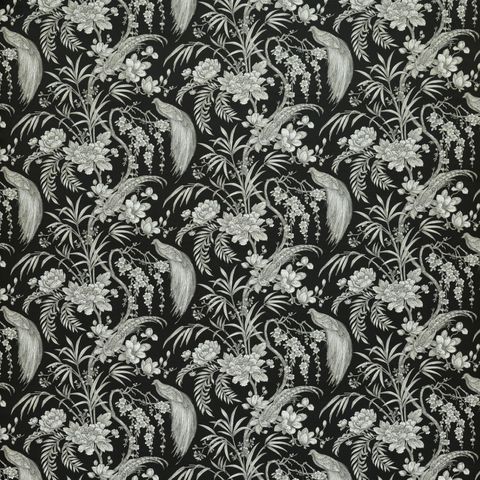Botanist Ebony Upholstery Fabric