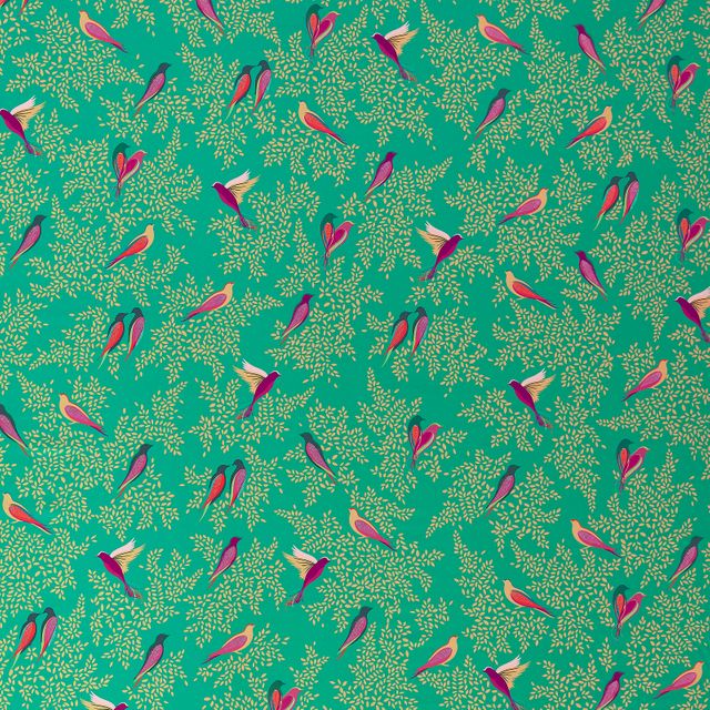 Sara Miller Sara Miller Volume 1 Green Birds Sateen