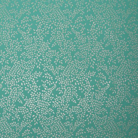 Metallic Leaves Green