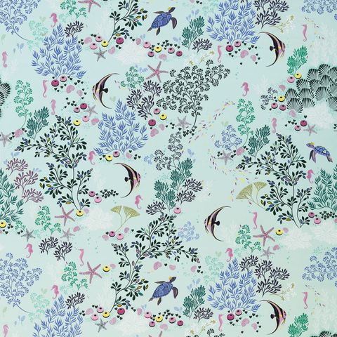 Underwater Sateen Aqua