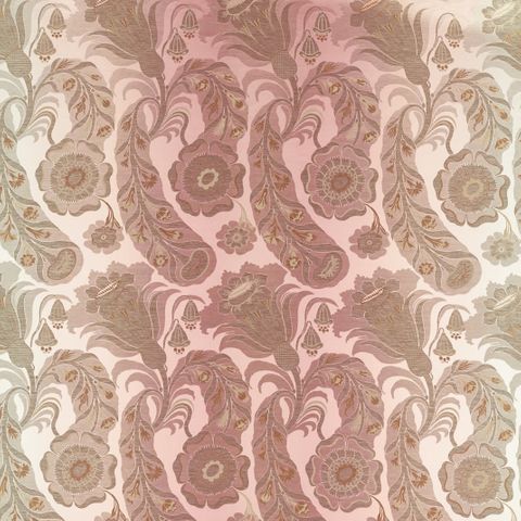 Zoffany Cotswolds Manor Sezincote Damask Tuscan Pink Made To Measure Curtain