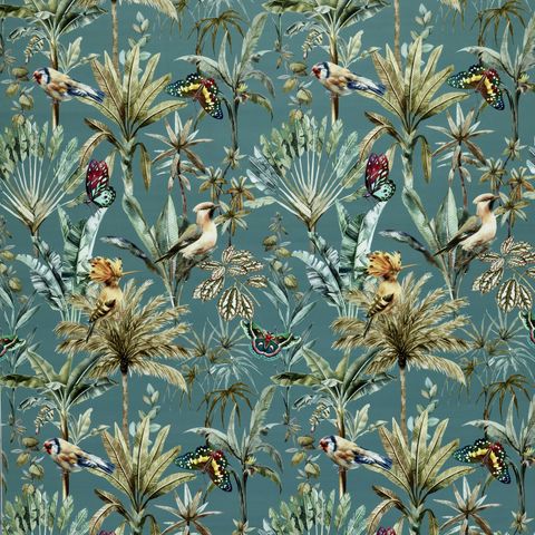 Fiji Teal Upholstery Fabric