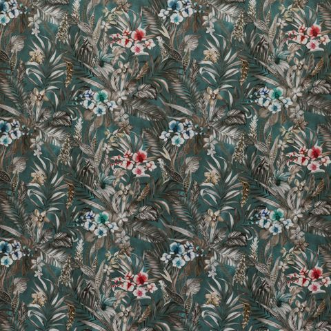 Kew Teal Upholstery Fabric