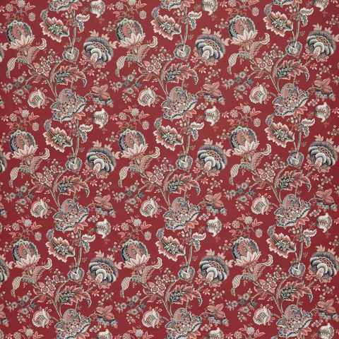 Prunella Crimson Upholstery Fabric