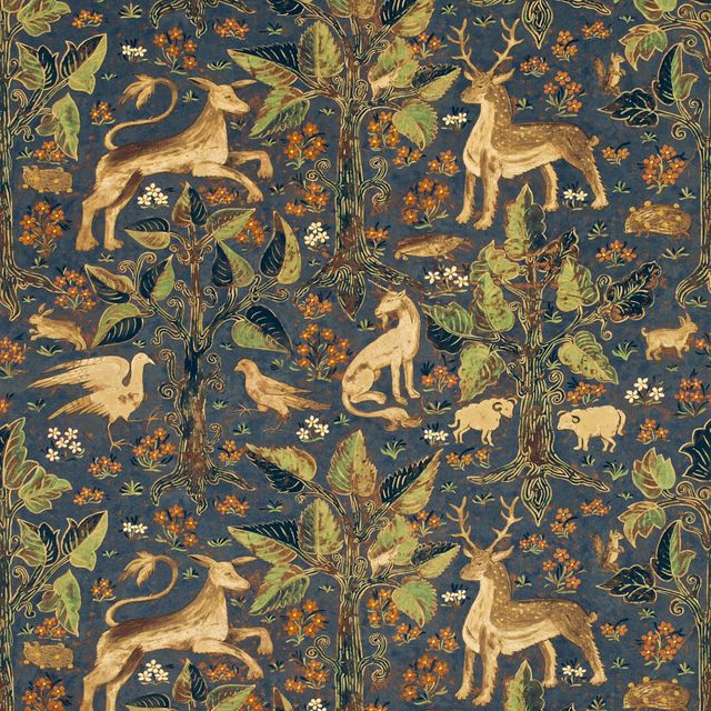 Zoffany  Arden Velvet Blue Sample
