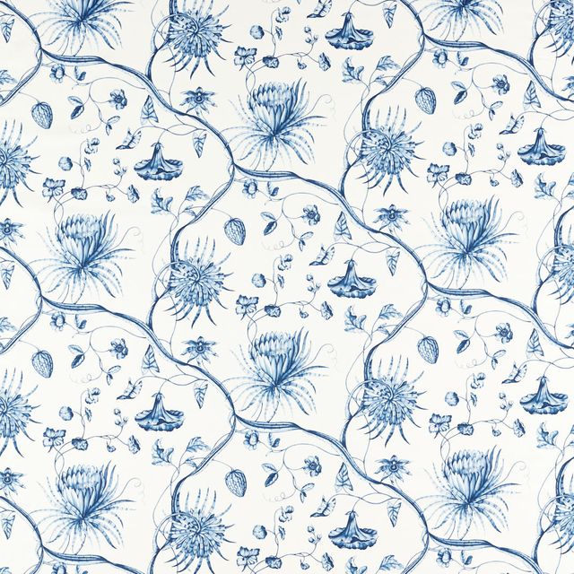 Zoffany Cotswolds Manor Phaedra Toile Indigo