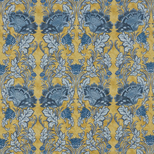 iLiv Winter Garden Acantha Ochre Upholstery Fabric