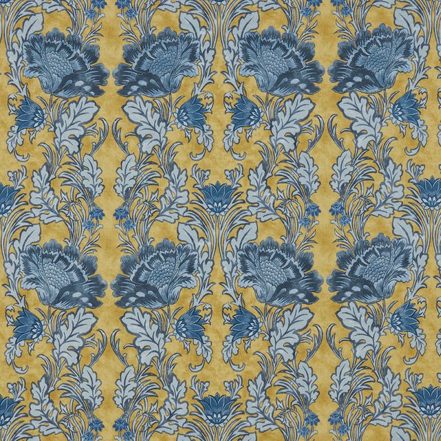 iLiv Winter Garden Acantha Ochre Upholstery Fabric