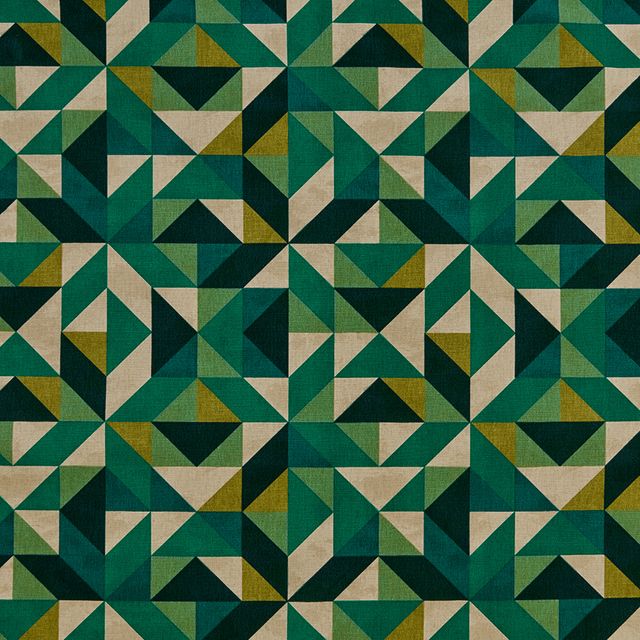 iLiv Geometrica Acute Jadeite Upholstery Fabric