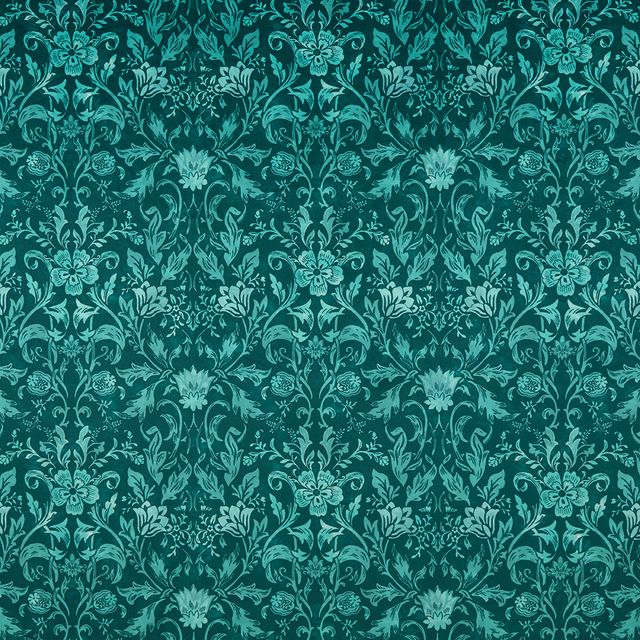 iLiv Winter Garden Baroque Turquoise Upholstery Fabric