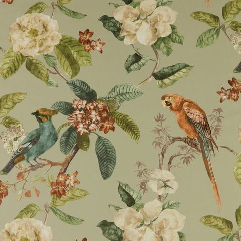 Enchanted Garden Pistachio Upholstery Fabric