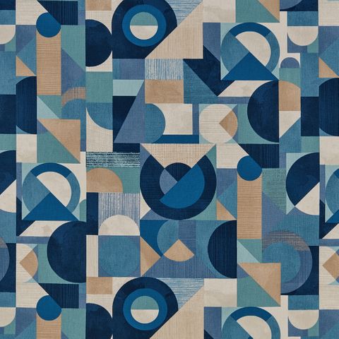 Geometrica Riviera Upholstery Fabric