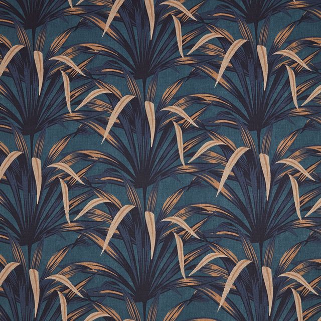 iLiv Enchanted Garden Martinique Lagoon Upholstery Fabric