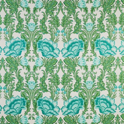 Pimpernel Turquoise Upholstery Fabric