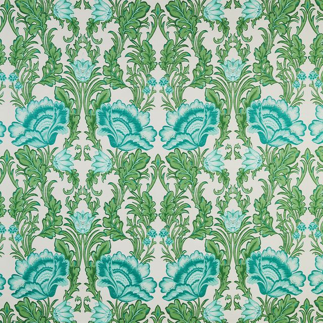 Pimpernel Turquoise Upholstery Fabric
