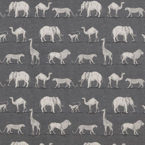 Prairie Animals Lead Upholstery Fabric