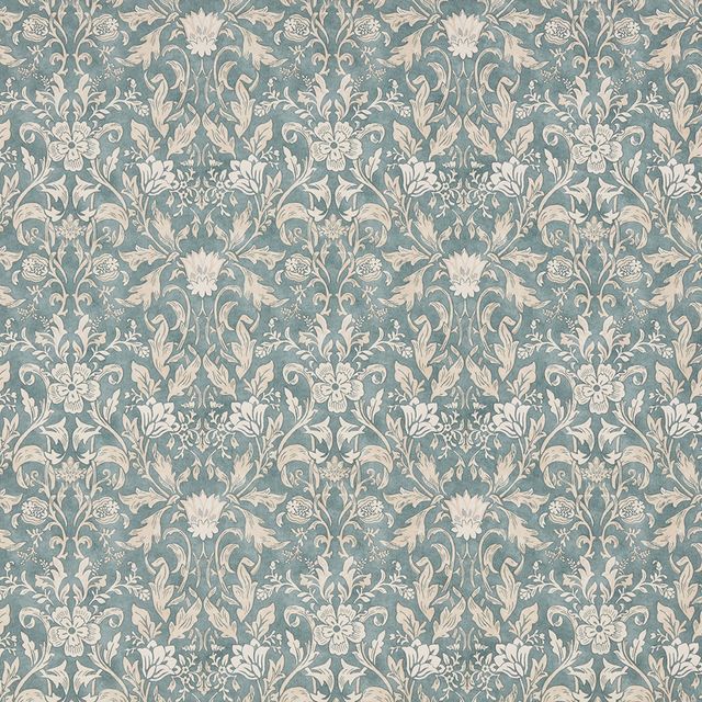 iLiv Winter Garden Rococo Glacier Upholstery Fabric
