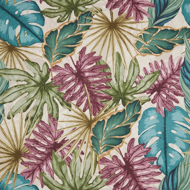 iLiv Enchanted Garden Mistique Damson Upholstery Fabric