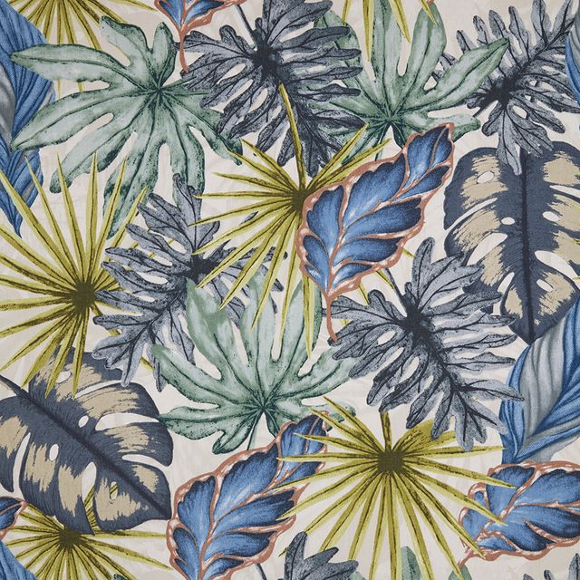 Mistique Lagoon Half Panama Upholstery Fabric