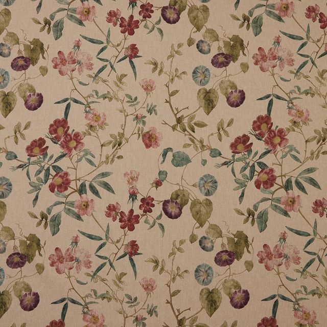iLiv Enchanted Garden Venezia Damson Upholstery Fabric