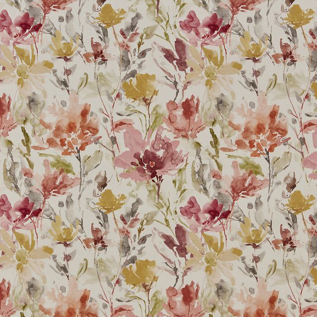 iLiv Water Meadow Water Meadow Rosewood Upholstery Fabric