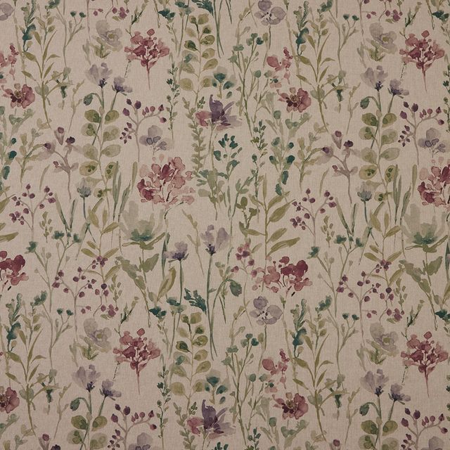 iLiv Water Meadow Wild Fields Eucalyptus Upholstery Fabric