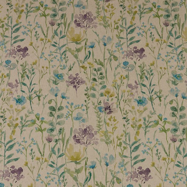 iLiv Water Meadow Wild Fields Jade Upholstery Fabric