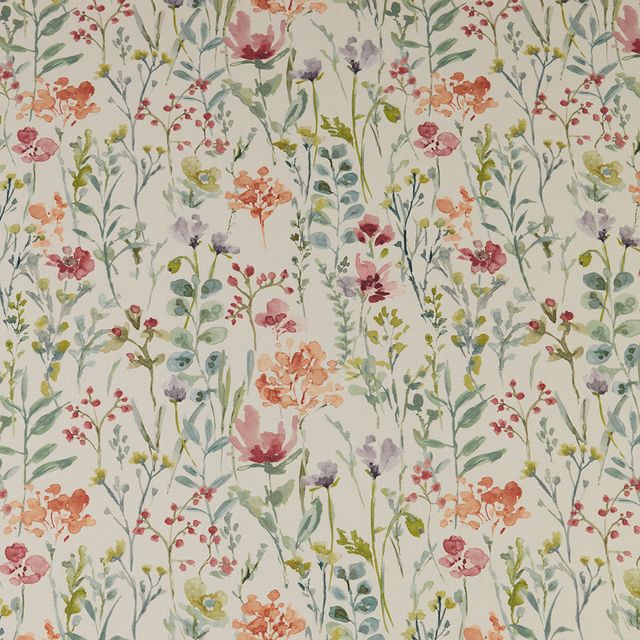 Wild Flowers Clementine Upholstery Fabric