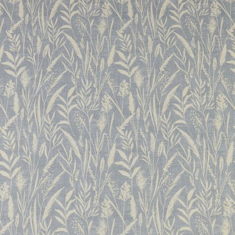Wild Grasses Cornflower Upholstery Fabric