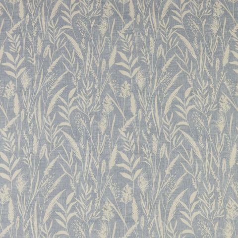 Wild Grasses Cornflower Upholstery Fabric