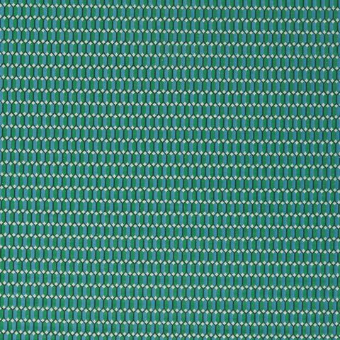 Domino Trellis Huntsman Green Upholstery Fabric