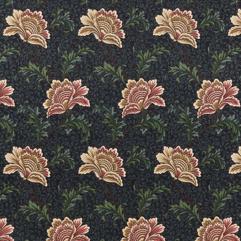 Winter Garden Ebony Upholstery Fabric