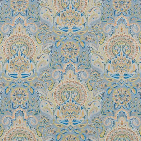Shiraz Marine Blue Upholstery Fabric