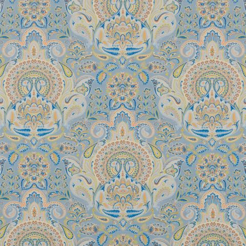 Shiraz Marine Blue Upholstery Fabric