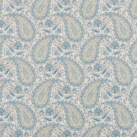Tigris Marine Blue Upholstery Fabric