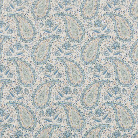 Tigris Marine Blue Upholstery Fabric