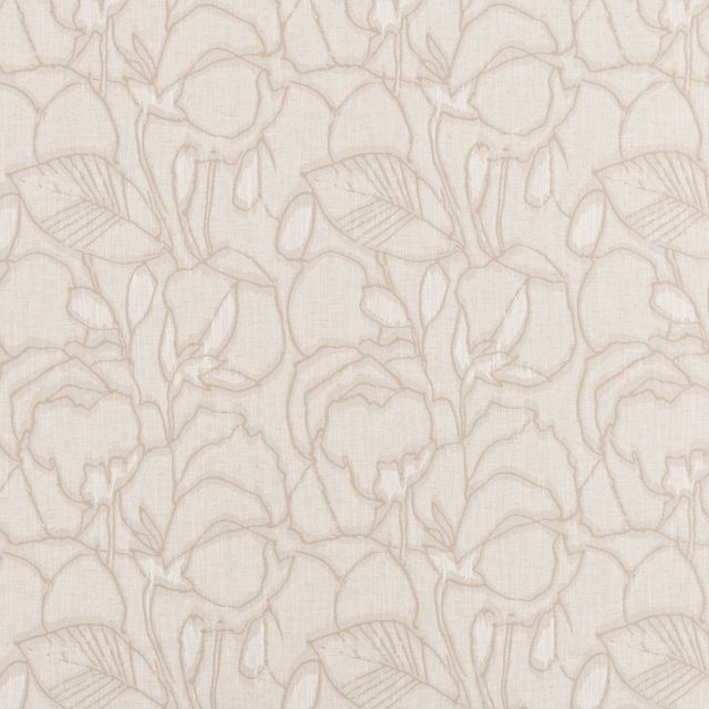 Bill Beaumont Nordic Botanisk Oatmeal Upholstery Fabric