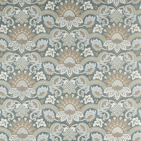 Pomegranate Velvet Wedgwood Blue/Silver