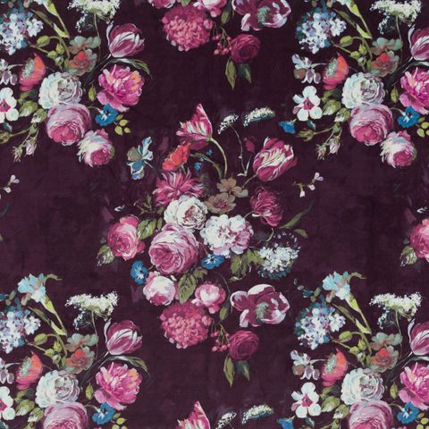 Danbury Aubergine Upholstery Fabric