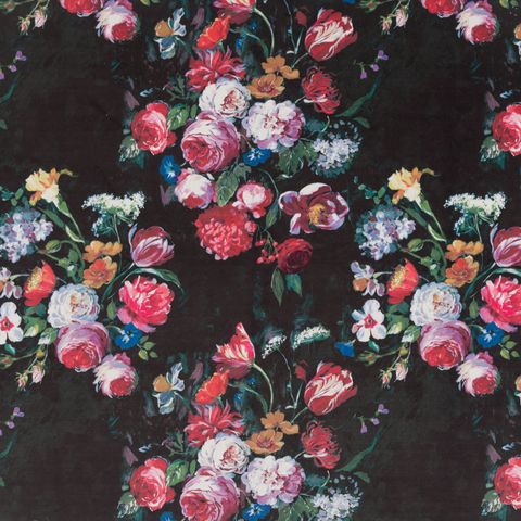 Danbury Noir Upholstery Fabric