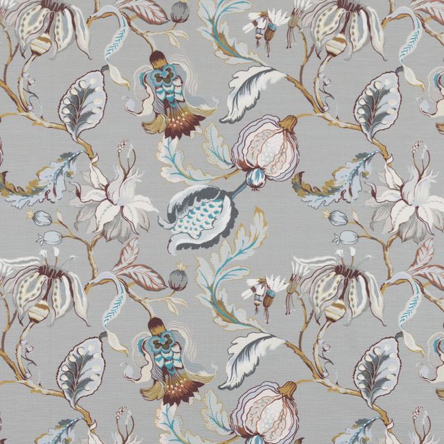 Oleander Slate Upholstery Fabric