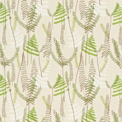 Athyrium Hessian Apple And Pebble Voile Fabric